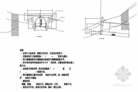 河岸设计cad图纸资料下载-隧道成套cad设计图纸