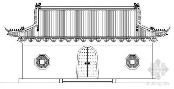 古典天王殿节点详图资料下载-天王殿古建筑施工详图