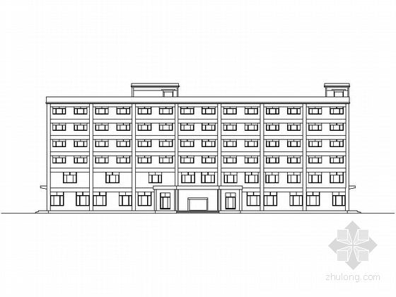 旅馆毕业设计ppt资料下载-[毕业设计]某六层休闲度假旅馆建筑方案图