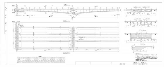 20m连续钢箱梁施工图资料下载-[苏州]国内最大砼连续梁桥转体CAD施工图（130张）