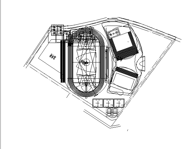 [四川]文化中心体育中心建筑设计施工图（CAD+SU+文本）-5