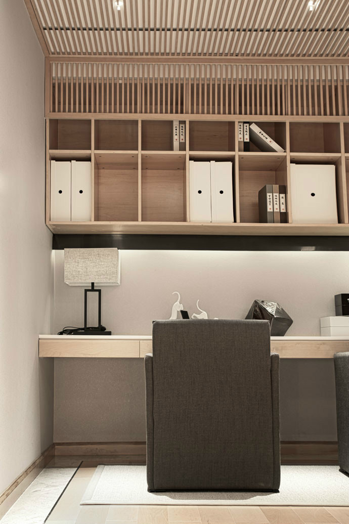 新中式居室软装资料下载-奶茶色调新中式，打造温馨四居室