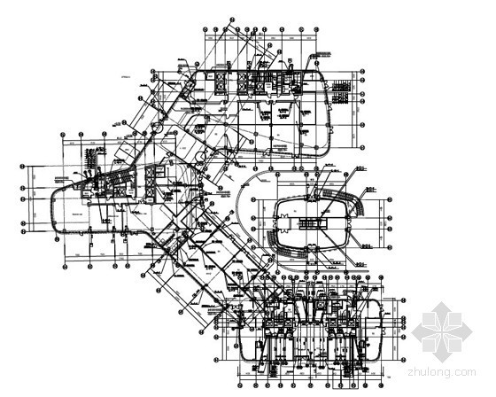 上海高层办公建筑施工图资料下载-[上海]高层办公楼给排水施工图（太阳能热水 中水系统）