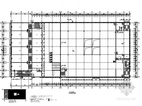 简欧风格两层菜市场及超市建筑施工图-简欧风格两层菜市场及超市建筑平面图