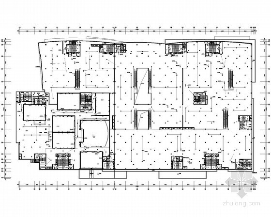 地库施工平面布置图资料下载-[河南]商业广场带地库电气施工图（甲级院设计）