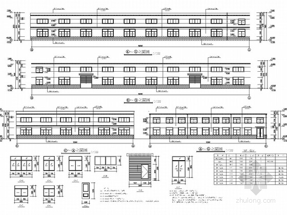 生产厂房方案建筑图资料下载-32米跨门式刚架结构生产厂房建筑及结构图