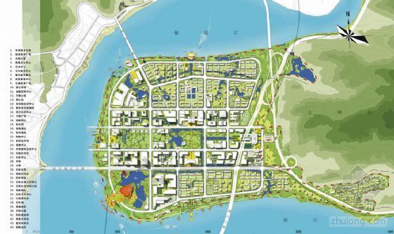 山东岛上概念规划方案设计资料下载-[浙江]江口片区景观概念性规划方案设计