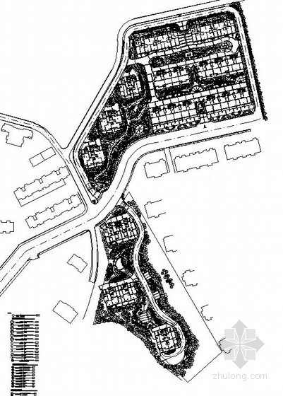 居住区植物su资料下载-[大连]某居住区植物种植设计图