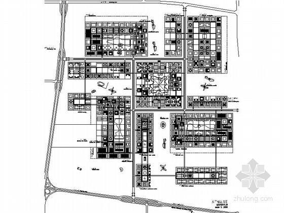 建筑彩色总平填色资料下载-[上海]某国际医学园区整体规划方案图（GMP作品）