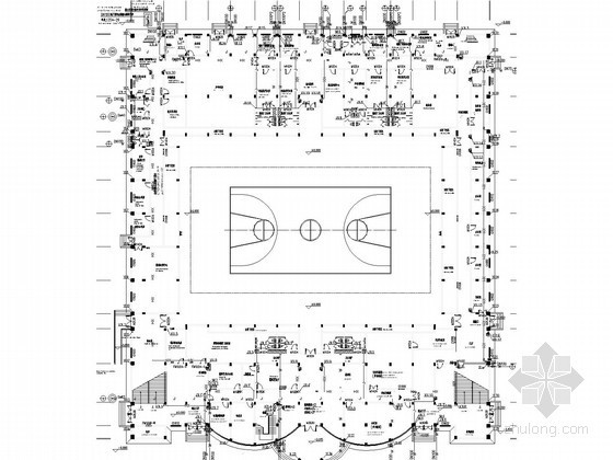 室内体育馆建筑图资料下载-[刚果布]学校室内体育馆给排水消防竣工图