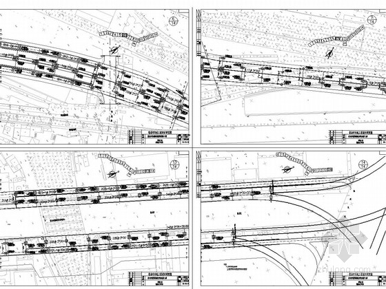 高架快速路设计cad资料下载-[山东]含四对上下行匝道桥48联140跨高架快速路工程设计图纸2000张