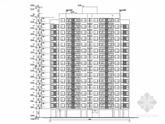 经济适用房施工图资料下载-16+17层两栋剪力墙结构经济适用房结构施工图（含建施）