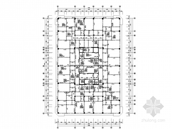 50米框架核心筒施工方案资料下载-86米高二十四层框架核心筒商务楼结构施工图