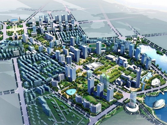 建筑单体串联资料下载-[武汉]城市综合体规划及单体设计方案文本