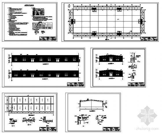 25米桥设计图资料下载-[学士]某25米跨厂房毕业设计图纸
