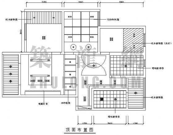 某样板房装修图纸（三室两厅）-2