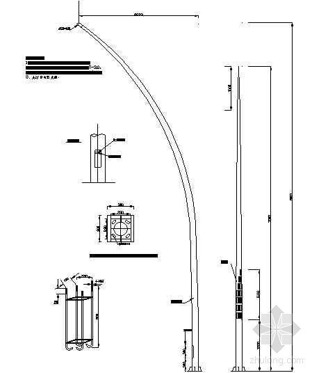 园林园路灯详图 2-4