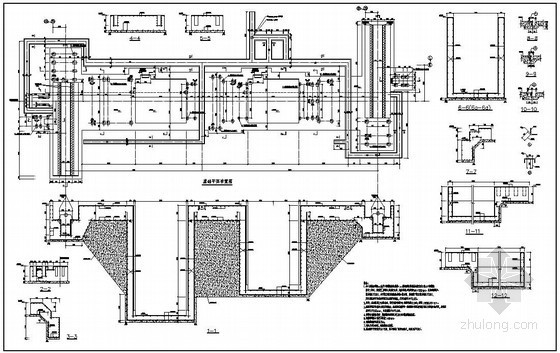 大型厂房设备基础施工方案资料下载-某甲级设计院大型工业厂房设备基础构造详图