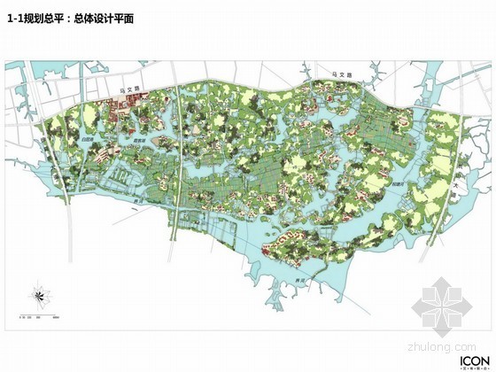 湿地公园规划总图资料下载-[江阴]湿地公园总体规划方案