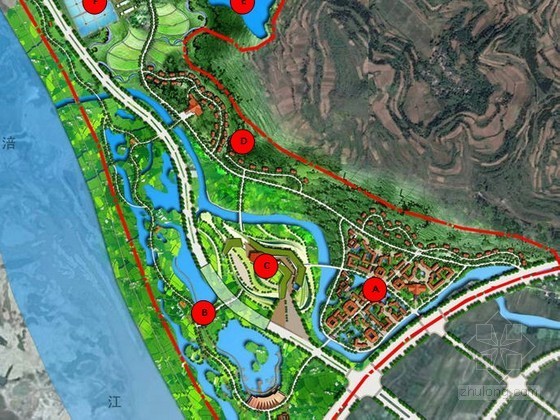 公园概念性设计招标文件资料下载-[遂宁]湿地公园概念性规划