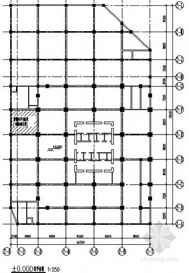 甘肃工业大学施工图归档资料下载-[甘肃]大厦车间局部加固结构施工图