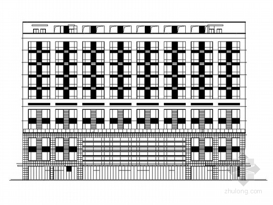 三甲医院建施资料下载-[江苏]现代风格市级甲等医院综合楼建筑设计施工图（知名设计院）