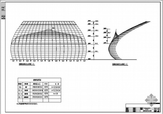 2层钢结构体育馆图纸资料下载-安徽省某体育馆钢结构深化设计图纸