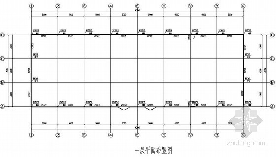 中学食堂方案设计资料下载-[贵州]钢结构工程（食堂)方案设计图