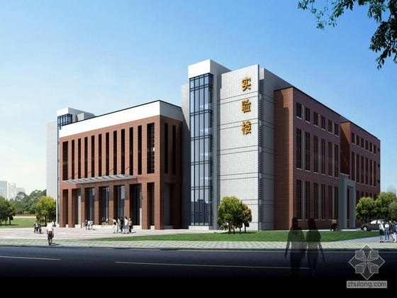 工科实验大楼建施资料下载-[武汉]某高校综合实验大楼设计方案
