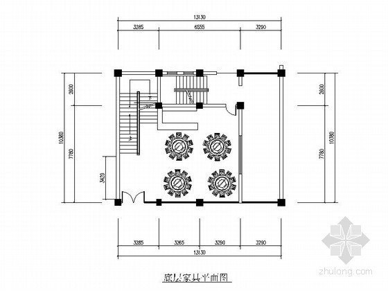 室内改造分析资料下载-某饭店改造室内装修图