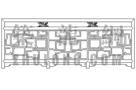 中式扶手栏杆资料下载-栏杆扶手022