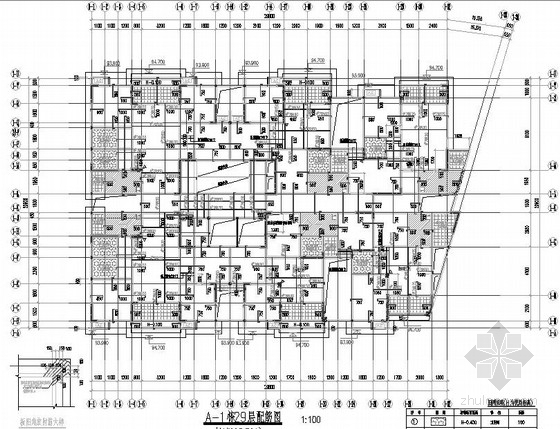 建筑框剪结构施工图资料下载-31层框剪住宅结构施工图（非抗震建筑）