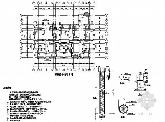 砖砌体图纸资料下载-某六层砖砌体住宅结施设计图