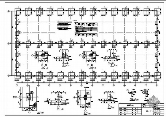 36米跨图纸资料下载-唐山某36米跨钢结构厂房图纸