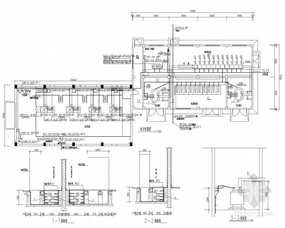 变配电间设计资料下载-[安徽]自来水厂工程变配电及电气自动化系统图59张