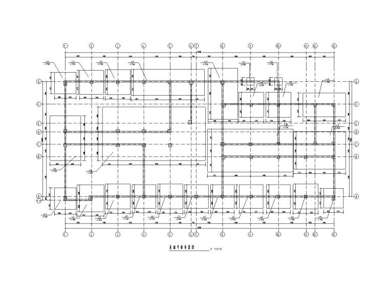 湖南省建筑设计院办公楼资料下载-框架办公楼结构毕业设计（建筑图+结构图+计算书）
