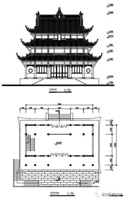 古建筑设计图纸_4