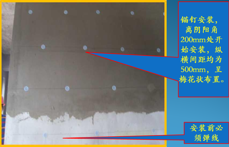 建筑工程外墙保温技术交底培训讲义（图文并茂）-锚钉安装