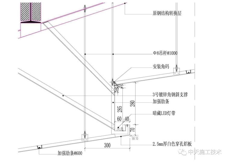 苏州工业园区体育中心异形屋面吊顶装饰施工技术_10