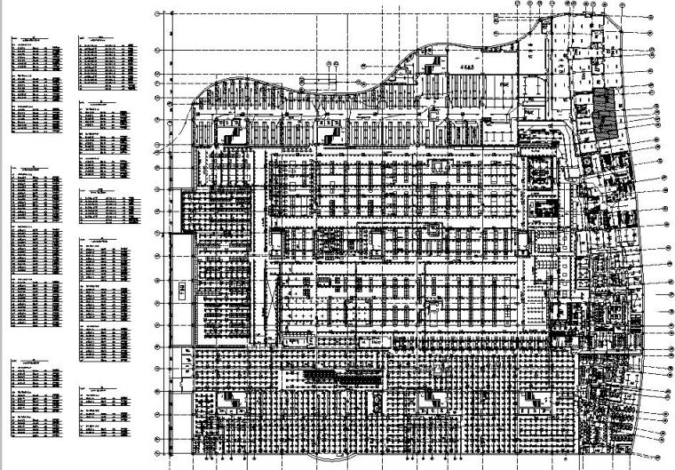 教室电气平面布置图资料下载-某大型超市电气平面图