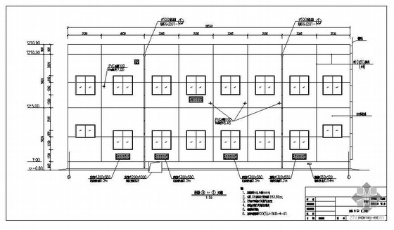 车间变电所建筑结构图资料下载-某变电站控制楼建筑结构图