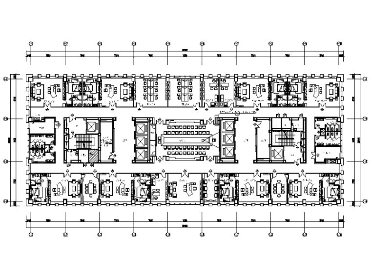 办公楼模型效果图资料下载-[新疆]某指挥中心大楼办公楼设计施工图（含效果图）