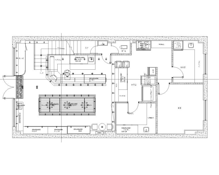 欧式隐形门装修效果图资料下载-大万琥珀西饼餐厅施工图（附效果图）