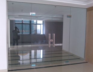 cad玻璃地弹簧门资料下载-塘沽区安装玻璃门多少钱