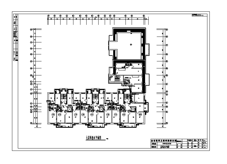 商品房最新户型设计图资料下载-小区高层商品房给排水和采暖全套图