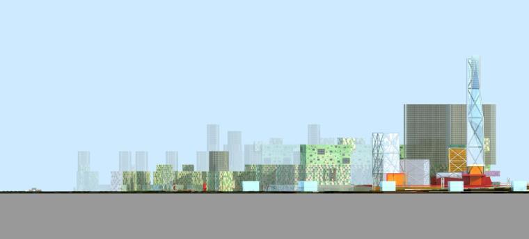 [南京]青年奥运会景观设计方案文本（包含PDF+262页）-青奥城面江城市立面