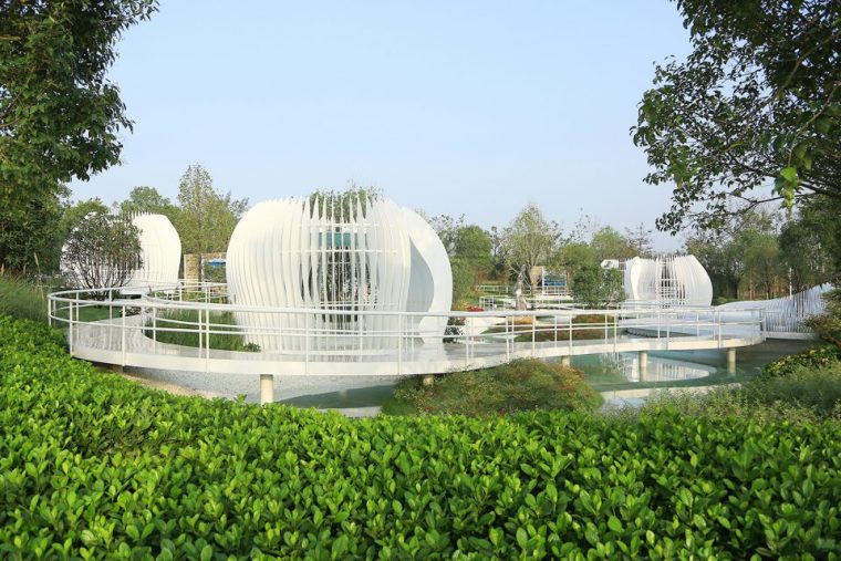 北京园博会大师园资料下载-“珍珠智海”——花园艺术创新，2017园博会