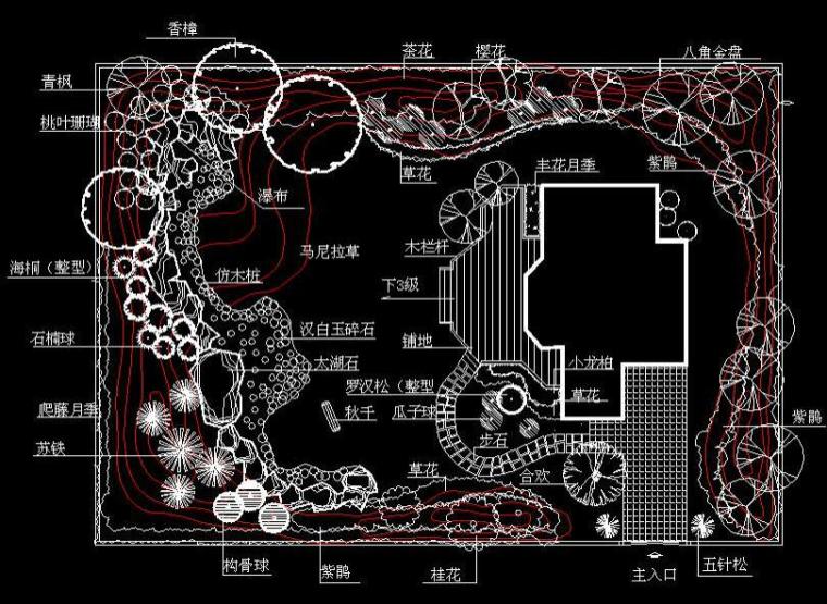 别墅庭院平面设计cad资料下载-175个别墅庭院/屋顶花园全套方案CAD图纸（附SU模型）