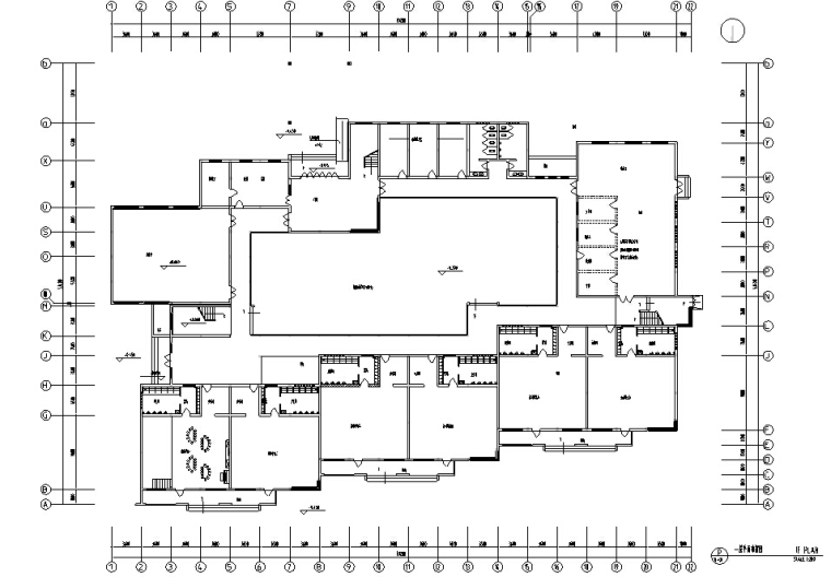 室内平面家具布置图资料下载-[苏州]某幼儿园室内装饰CAD施工图纸（含效果图）