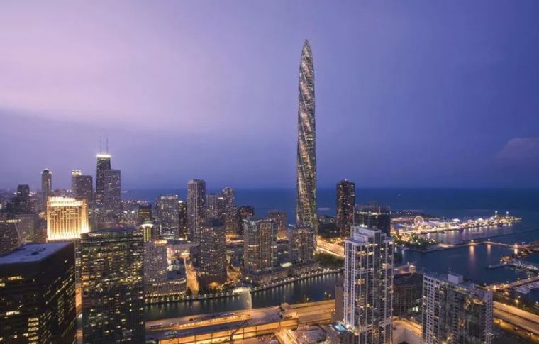 芝加哥螺旋塔资料下载-盘点世界十座“夭折”的最高摩天楼